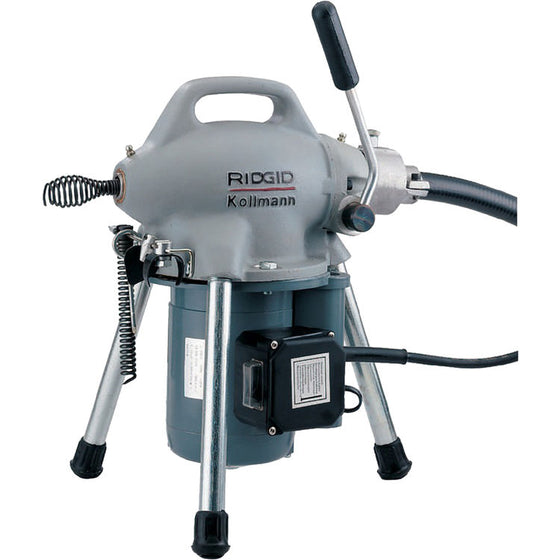 230V Drain Cleaning Machine with A-30 Cable Kit for 1" to 4" Lines, Cleans Up to 100 ft