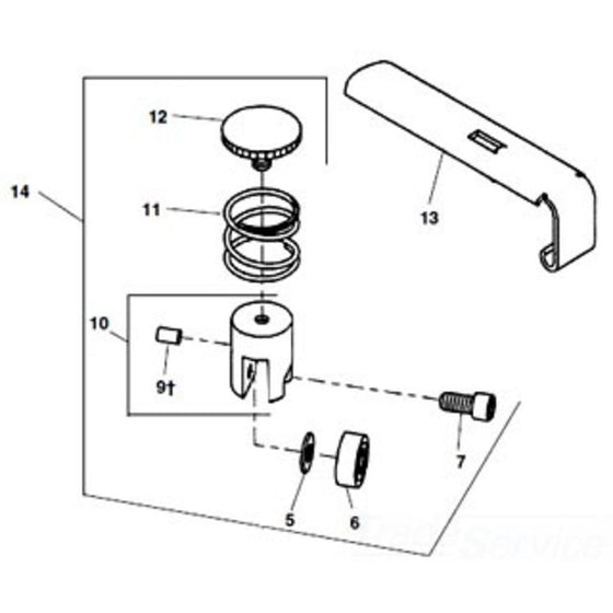 Asm Top Roller Holder - Durable, Reliable Support for Efficient Tool Use