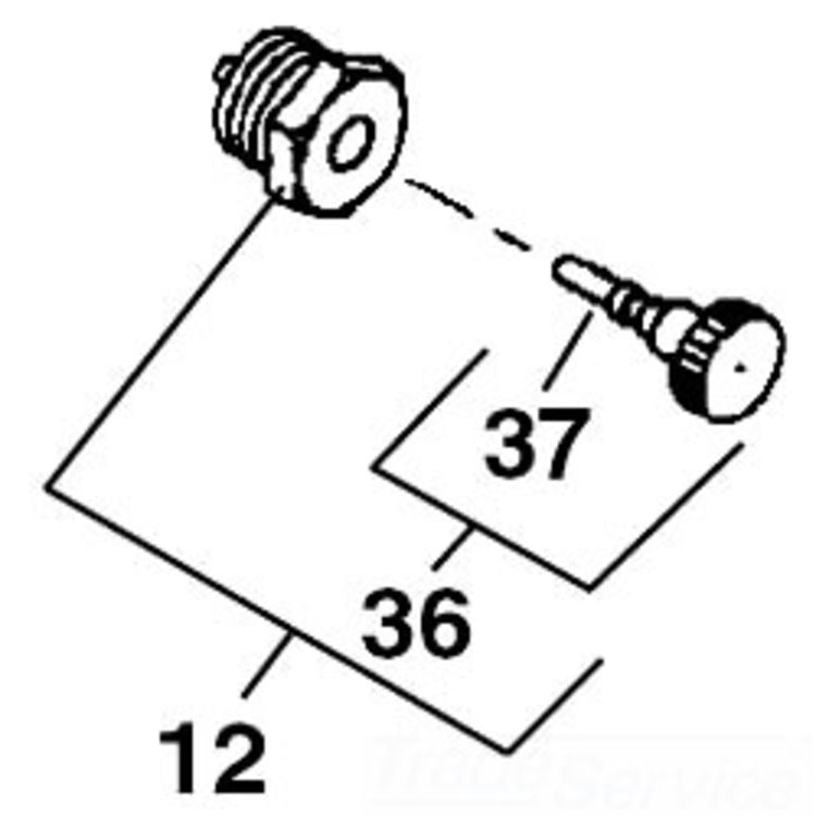 Stem for KJ1350/1750/2200 - Durable, Compact Design (4" Length, 5" Width, 0.25" Height)