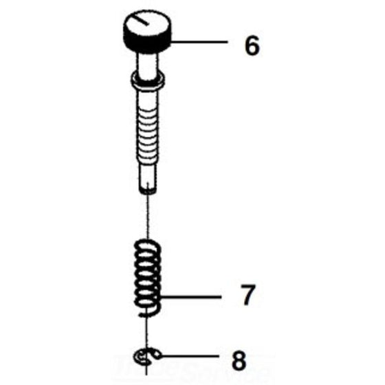 Spring Set, PK2 - Durable Replacement Springs, Package of 2 for Reliable Performance