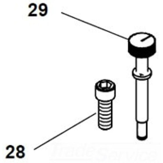 Socket Head Cap Screw Set - Pack of 4, Durable and Reliable Fasteners