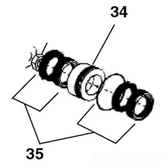 Plunger Seal Kit for Kj1750 - Durable, Reliable, Easy to Install Replacement Part