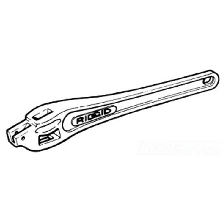 14" Heavy-Duty Offset Wrench Handle for Enhanced Torque and Grip