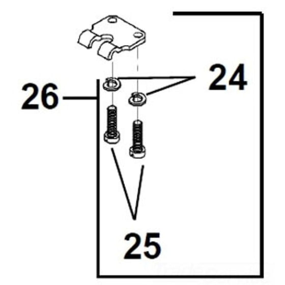 2.25" Wear Plate for Pipe Stand, Compatible with Model 36273, Durable & Impact Rated