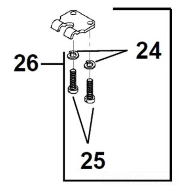 2.25" Wear Plate for Pipe Stand, Compatible with Model 36273, Durable & Impact Rated