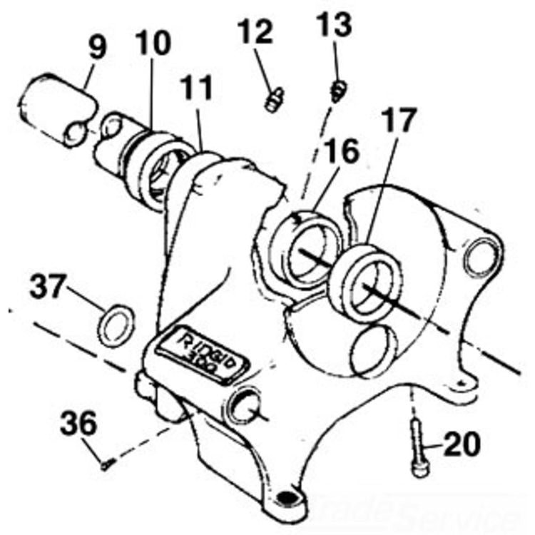 300A Body - Durable, High-Performance Tool for Efficient Pipe Threading and Cutting
