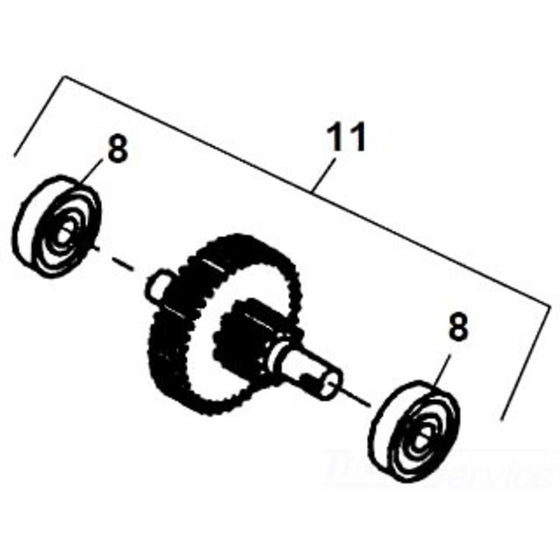 1st Intermediate Gear Assembly - Precision Engineered Replacement Gear