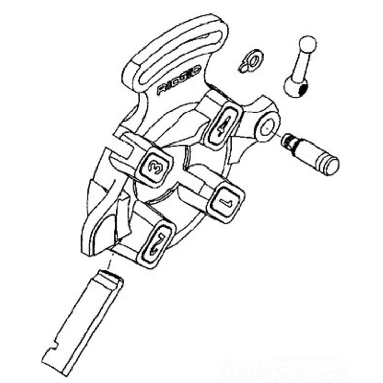 531 W/Post Diehead - Precision Threading Tool for Efficient Pipe Work