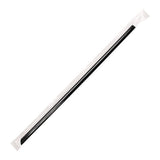 Karat C9035 Jumbo Straws, 9", Black, 2,000/Carton