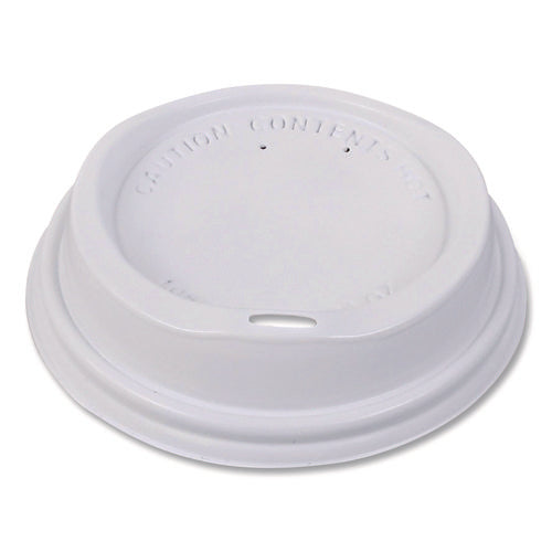 Flavia 25200019 Hot Beverage Paper Cup Lids 10 oz, Fits FLAVIA 10 oz Paper Cup, White, 100/Sleeve, 10 Sleeves/Carton