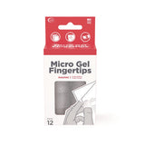 LEE 41410 Micro-Gel Fingertips, Small, Medium, Large, X-Large, Clear, 12/Pack