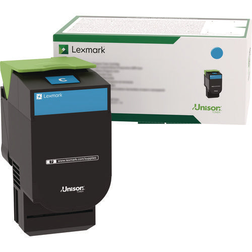 Lexmark 80C00CG 80C00CG Toner, 1,000 Page-Yield, Cyan