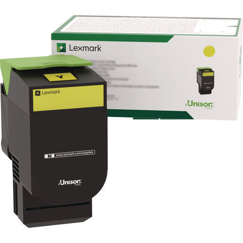 Lexmark 80C00YG 80C00YG Toner, 1,000 Page-Yield, Yellow