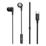 Maxell 199261 USB-C Earbuds, Black