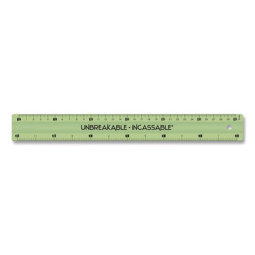 Maped Helix 245648 Unbreakable 12" Ruler, Standard/Metric, 12.72" Long, Randomly Assorted Color