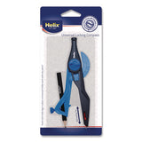 Maped Helix 37279 Universal Plastic Locking Compass, 12" Maximum Diameter, Randomly Assorted Colors