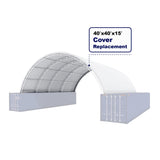 Cover Replacement for 40'x40'x15' Container Shelter