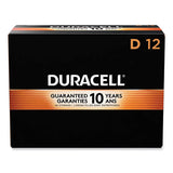 Duracell MN1300 Coppertop Alkaline D Batteries, 12/Box