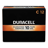 Duracell MN1400 Coppertop Alkaline C Batteries, 12/Box