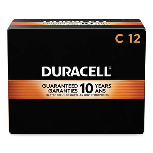 Duracell MN1400 Coppertop Alkaline C Batteries, 12/Box