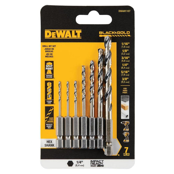7PC HSS Impact Bit Set