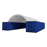Reinforced 20'x40' Double Truss Container Shelter