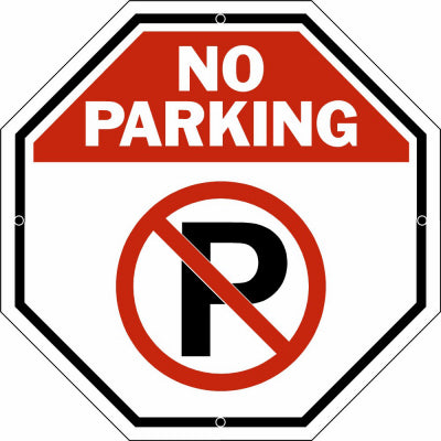 HY-KO PROD CO A10802 12"X12" No Parking Sign