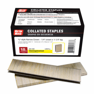 Primesource Building Prod. GRL154M 1-1/4 Narrow CRN Staple