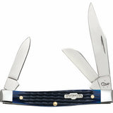 W R Case & Sons Cutlery Co 02806 MED BLU Stockman Knife 2