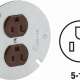 Leviton Mfg Co 000-05042-000 Outlet W/Cover 2