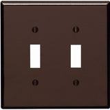 Leviton Mfg Co 001-85109-000 Brn 2-Toggle Wall Plate 2