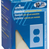 Leviton Mfg Co M25-86003-IMP 10PK Iv Dup Plate 2