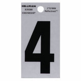 Hillman Fasteners 839386 2" BLK #4 Adhesive 2