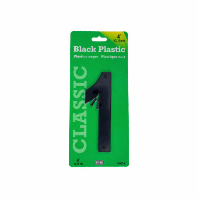 HY-KO PROD CO A31401 4" Blck Plst Hse Nbr-#1