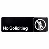 Hillman Fasteners 848635 3x9 No Solicit Sign 2