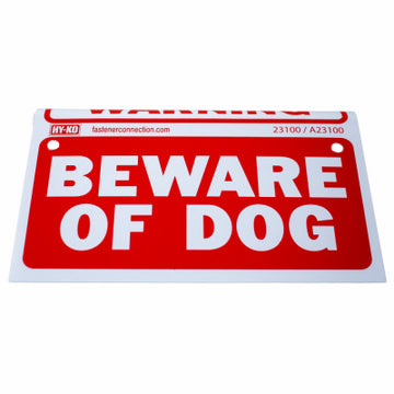 HY-KO PROD CO A23100 Beware of Dog Sign