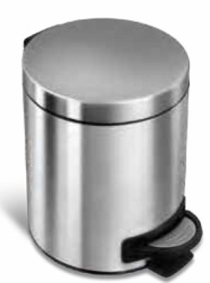 1.3GAL SS RND Trash Can