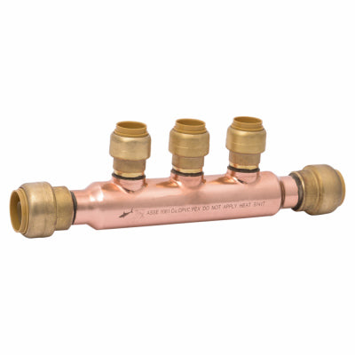 Sharkbite/Cash Acme 25552LF 3 Port Open Manifold