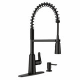 Moen Inc/Faucets 87807BL Edwyn 1H BLK Faucet 2