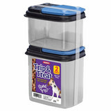 BUDDEEZ INC 00343 2PK PetTreat Containers 2