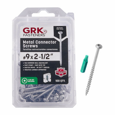 ITW BRANDS 29251 100CT 9x2-1/2 Screws