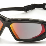 Pyramex Safety Prod SBG5055DT Red Len BLK/Gray Glass 2