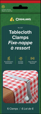 6PK Tablecloth Clamps