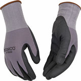 Kinco International 1888-3PK-L 3PK LG GRY Nyl Glove 2