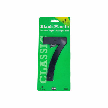 HY-KO PROD CO A31407 4" Blck Plst Hse Nbr-#7