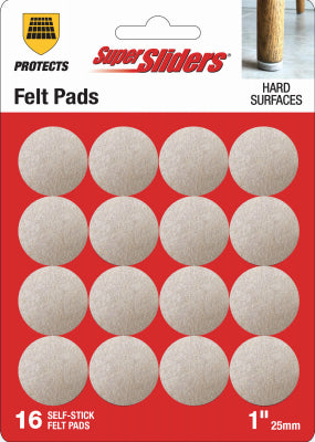 Shepherd Hdwe. Prod., Llc. 4918526SL 16PK 1" BGE Felt Pads