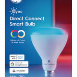 G E LIGHTING 93128985 Cync 9W Color R30 Bulb 2