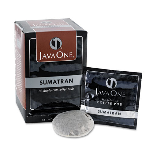 Java One 39860006141 Coffee Pods, Sumatra Mandheling, Single Cup, 14/box
