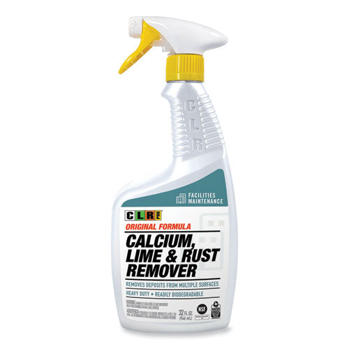 CLR PRO FM-CLR32-6PRO Calcium, Lime And Rust Remover, 32 Oz Spray Bottle, 6/Carton