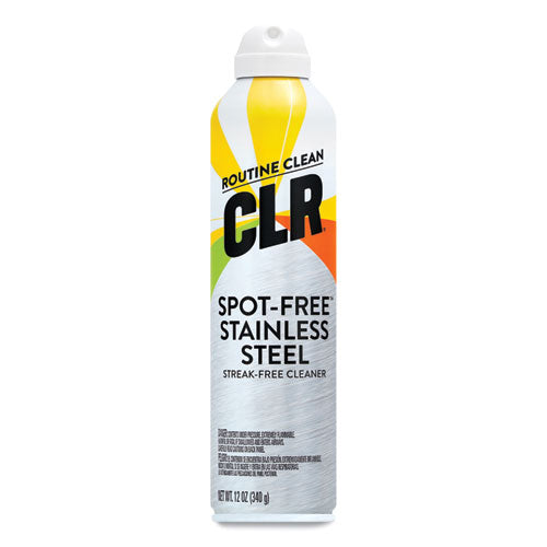 CLR CSS-12 Spot-Free Stainless Steel Cleaner, Citrus, 12 Oz Can, 6/carton